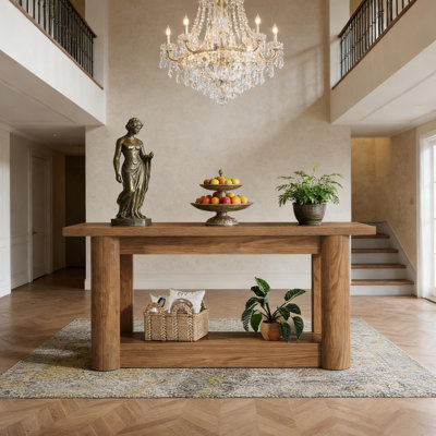 Entryway Table,2-Tier Console Table,Sofa Table