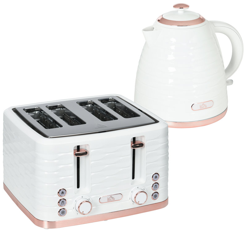 Kettle And Toaster Set, Silver