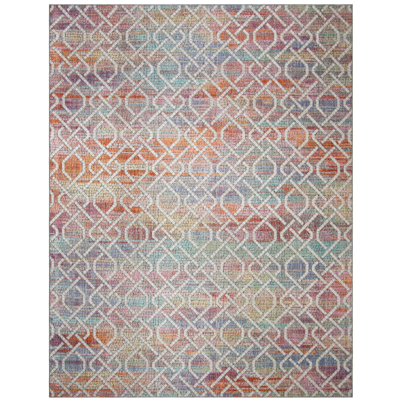 Higginson Provance Performance Abstract Rug, Rectangle 8' x 10'