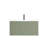 Aleemah 40 " W Free Standing Wall Mounted 1 Single Vanity Bathroom Vanity With Ceramic Top-1118475250
