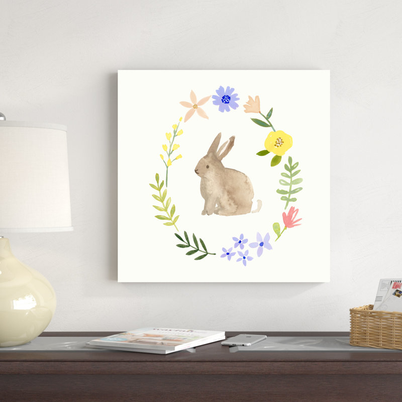 Wildflower Bunny I, H 20 po x l 20 po