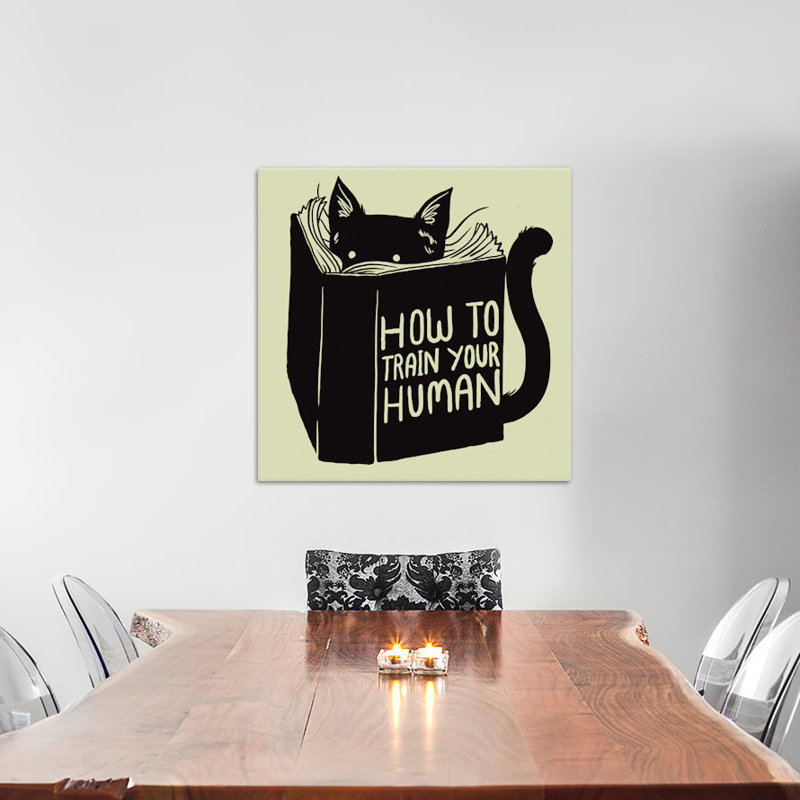 Comment former votre « human », art textuel sur toile tendue, H 18 po x l 18 po x P 1,5 po