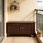 Banc de vestibule avec armoire de rangement Shaker