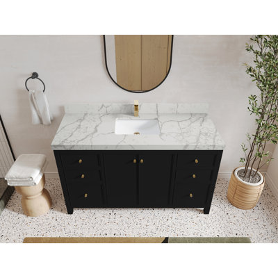 Chicago 60'' Single Bathroom Vanity with Top