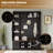 Farmhouse Hall Tree with Bench, 3 Top Cubbies & Bottom Storage – 6 Hooks & Cabinets