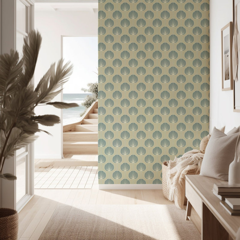Papier peint Deco Lily - Brun clair
