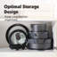 Tempe 17 - Piece Ceramic Cookware Set
