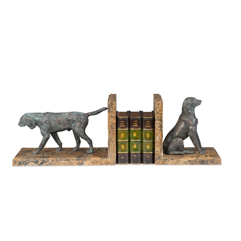 Serre-livres chien de chasse
