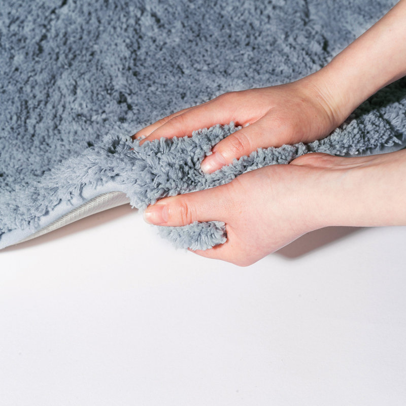 Florac Bath Rug, Charcoal