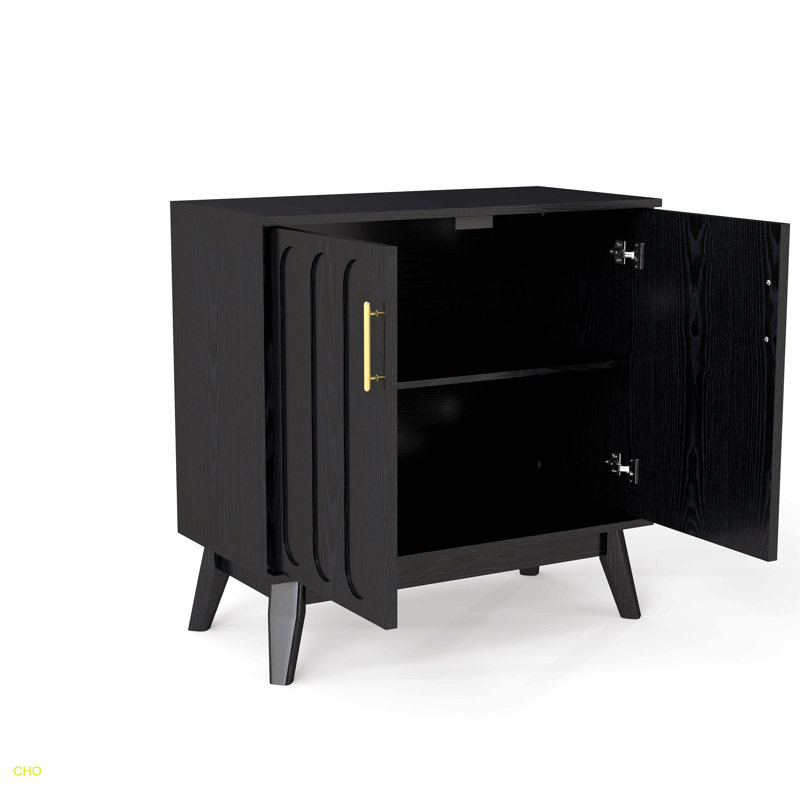 Buffet Mid Mid Century, Noir