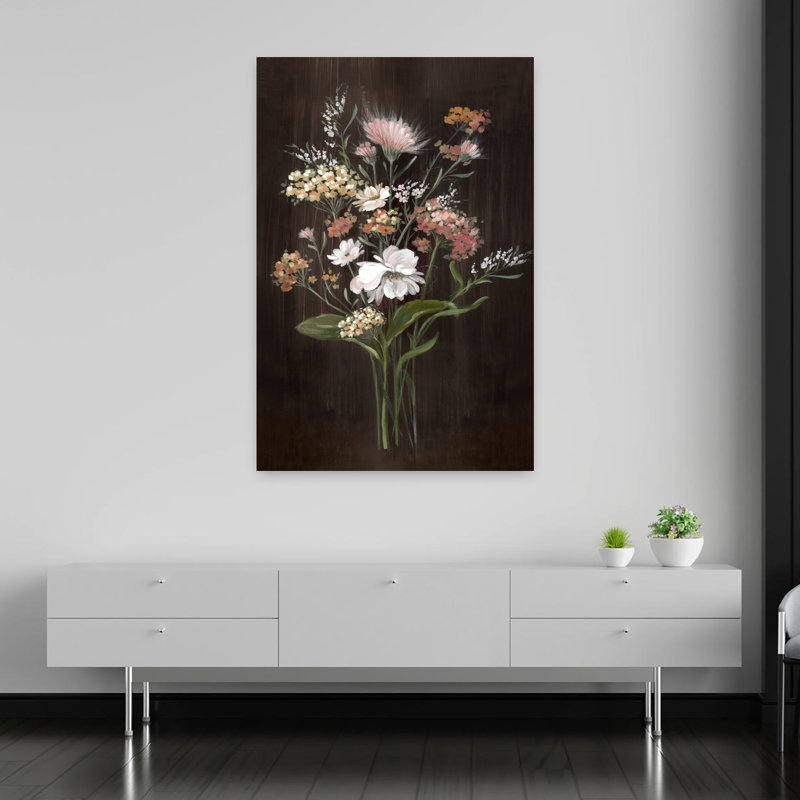 Art contemporain contemporain délicat et élégant, H 60 po x l 40 po