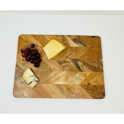 Charcuterie Chevron Cutting Board