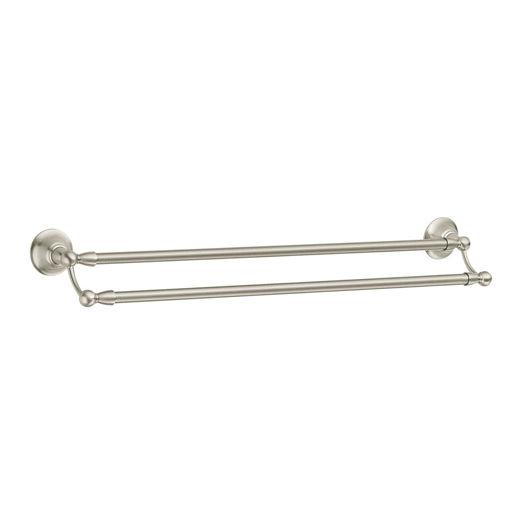 Moen Sage Double 24" Wall Mounted Towel Bar Moen