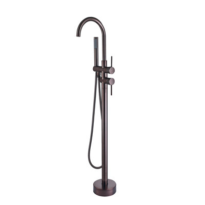 Freestanding Tub Filler with Diverter