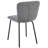 4-piece Fabric Dining Chairs Set With Cushioned Seat & Back, Sturdy Black Metal Legs & Slimline Design For Kitchen, Dining Room, Living Room, Bedroom-1037758558