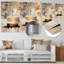 «Modern Birthday Cake - Celebrate Motivation», impression murale en métal-992233847