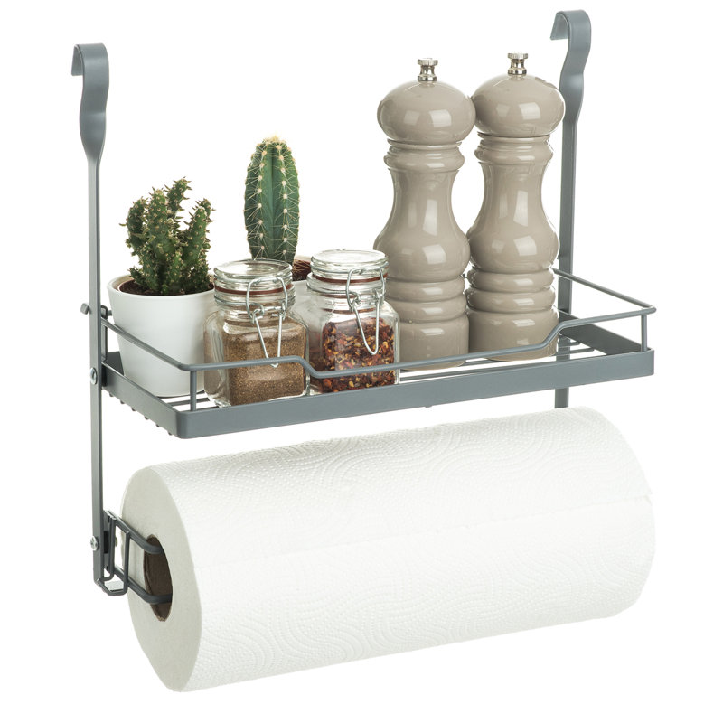 Woodside Cabinet Shelving Rack, Grey