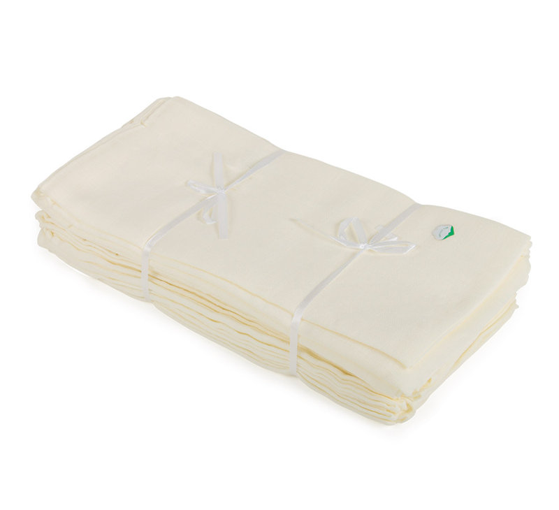 Grier Cotton Baby Blanket, Cream