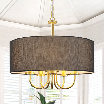 Gula 5 - Light Dimmable Drum Chandelier
