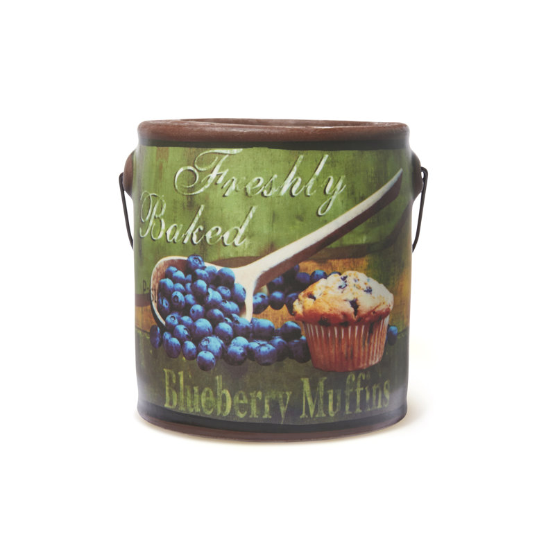 Bougie à pot à odeur bleuet gâteau