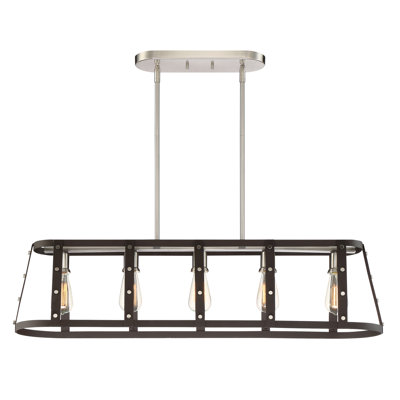 Newell 5 - Light Rustique Kitchen Island Pendant