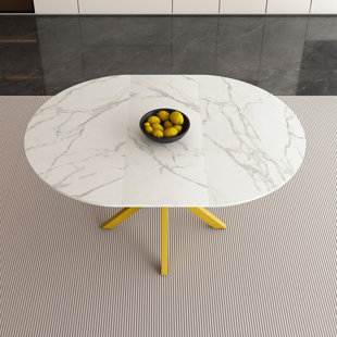 Table de salle à manger ronde extensible