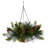 Pine and Berries Hanging Basket with LED Lights