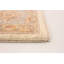 Tapis de bois one-of-kind-noué la 2010 ushak crème 5 pi 8 po x 8 pi en laine de 4 po Sheredan