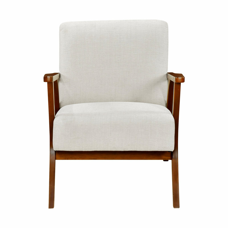 Accent Armchair, Living Room Chair, White