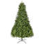 9ft Unlit Premium Spruce Christmas Tree, 2576 PE/PVC Mixed Branch Tips, Hinged Full-Body Artificial Pine with Foldable Metal Stand