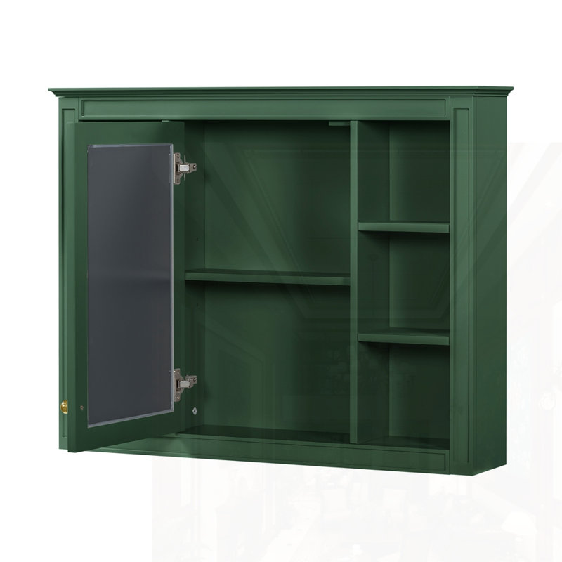 Wall Mounted Medicine Cabinet, Green