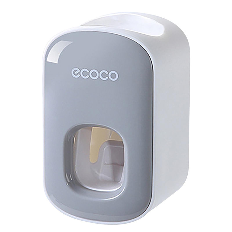 Automatic toothpaste squeezer Bathroom Nail- Wall-mounted Double-squeezer Lazy Automatic Toothpaste Squeezer, Gray