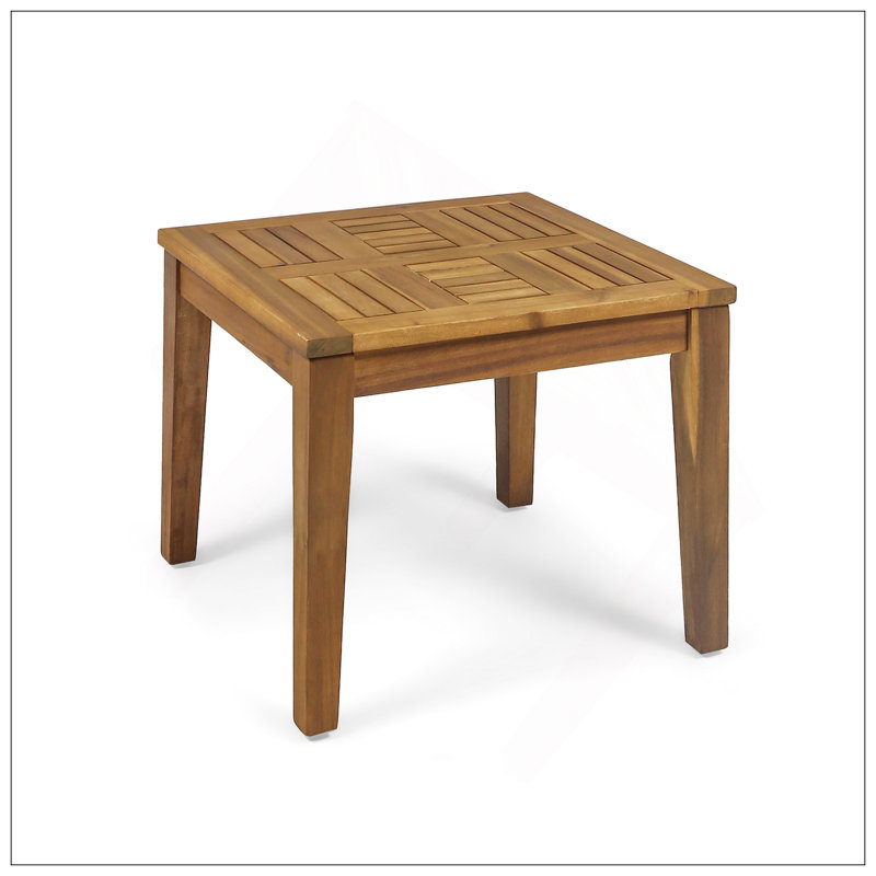 Table d'appoint en bois Hampton, Naturel