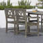 Geraci Wood Premium All-Weather Wicker Outdoor Dining Armchair