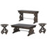 Applegate Rectangular Cocktail Table With 2 Accent End Table And Rectangular Sofa Table