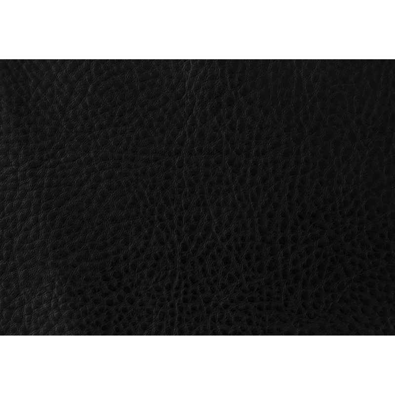 De 2 tabourets de bar contemporains, mouvement pivotant, métal noir mat, rembourrage d'aspect cuir, collection de tabourets de repose-pieds stables, pivotant à 360 degrés, revêtement rembourré