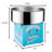 Cotton Candy Machine - 1000W Flufftastic Floss Maker with Stainless-Steel Pan - Cotton Candy Maker Machine and Sugar Scoop for Home Carnival Birthday Party or Festival by Great Northern Popcorn (Blue)