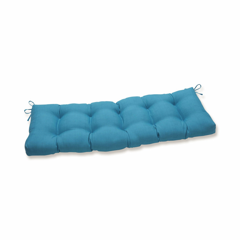 Coussin de siège intérieur / extérieur Renelda, Bleu, L 48 po