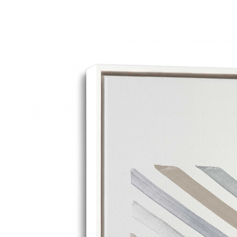 Linear Visions IV Canvas Print, 18.75" H x 12.75" W, Opaque White