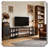 Industrial TV Stand Stable Durable Metal Frame Storage Center
