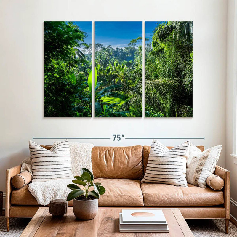Jungle tropicale Alvord Bali, H 42 po x l 65 po