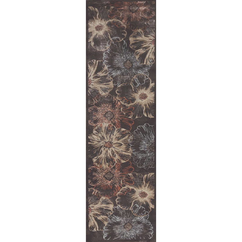 Tapis brun Garda, Tapis de couloir : 2 pi 2 po x 7 pi 7 po