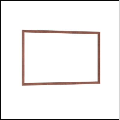 Wall Mounted mirror with Aluminum Frame