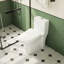 Toilette allongée à hauteur confortable, chasse super silencieuse, certifiée CUPC / WaterSense