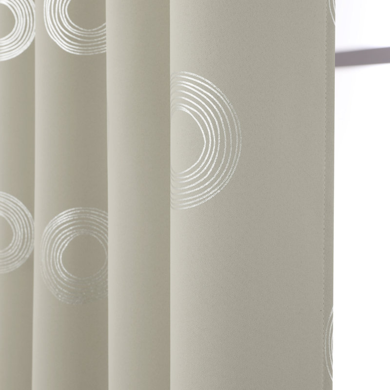 Gudelia Room Darkening Curtain Single Panel, 42" W x 72" L, Mellow Yelllow
