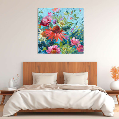 Floral Painting: Wild And Wonderful III by Nel Whatmore - Wrapped Canvas Print
