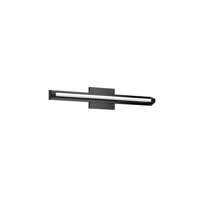Plymouth 1 - Light LED Bath Bar, Black