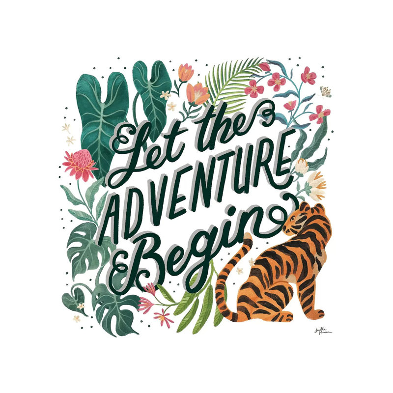 Jungle Love VII by Janelle Penner - Wrapped Canvas Print, 30.48 cm H x 30.48 cm W
