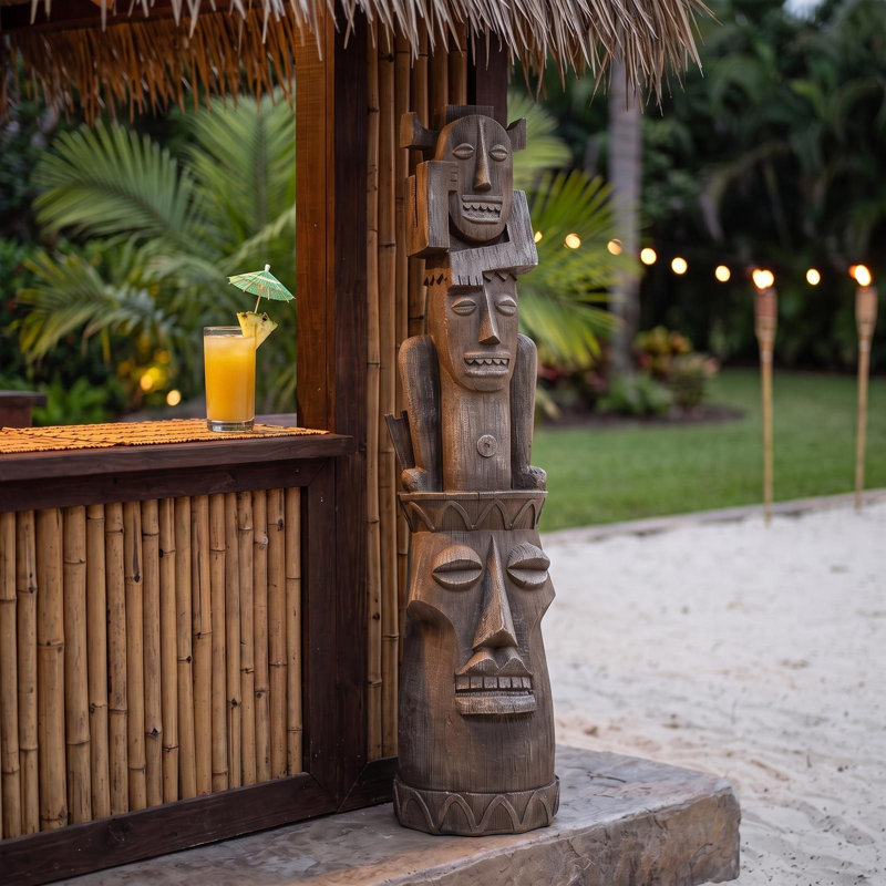 Statue tiki dieu des trois plaisirs