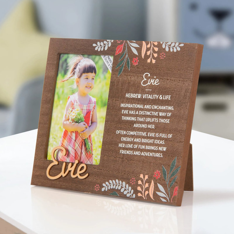 Hazella Tan Solid + Manufactured Wood Picture Frame